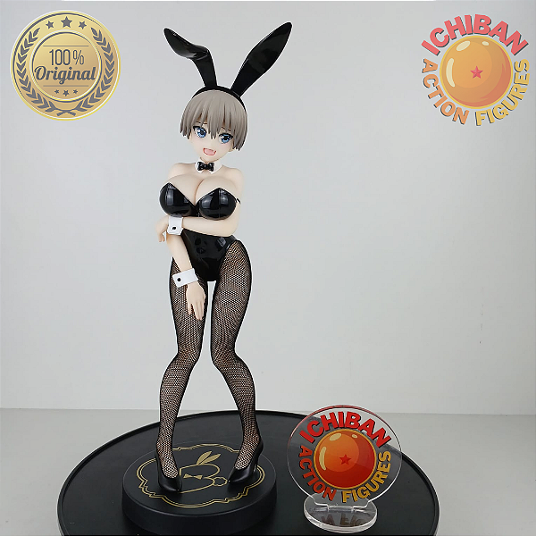 UZAKI CHAN BUNNY DE PRETO FROM UZAKI CHAN WANTS TO HANG OUT! BICUTE BUNNIES FURYU 100% ORIGINAL SEM CAIXA