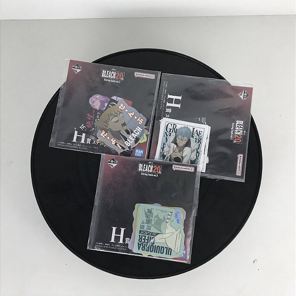 SET DE ADESIVOS BELACH ICHIBAN KUJI LETRA H BANDAI 100% ORIGINAL LACRADO