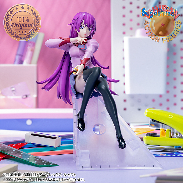 [PRÉ-VENDA DEZEMRO/26 - 50%] SENJOUGAHARA HITAGI BAKEMONOGATARI LUMINASTA SEGA 100% ORIGINAL LACRADO