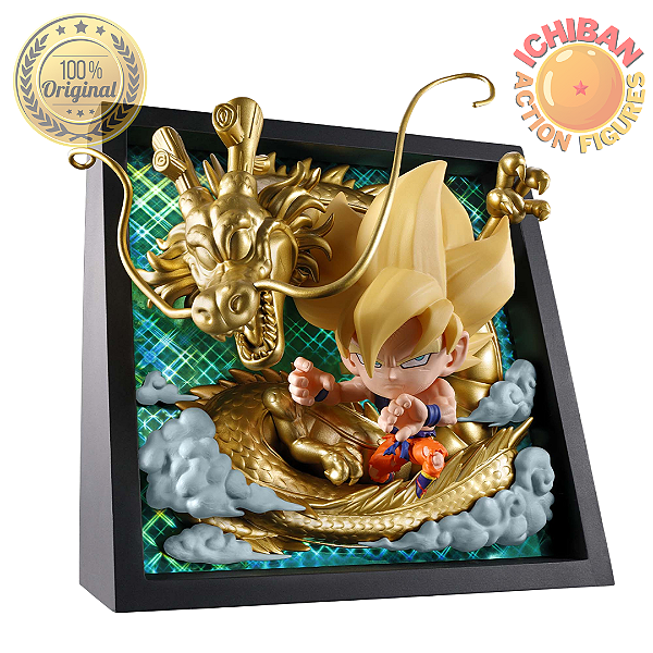 [PRÉ-VENDA NOVEMBRO/26 - 50%] MINI QUADRO DRAGON BALL SUPER ED. COMEMORATIVA 10 ANOS BANPRESTO 100% ORIGINAL LACRADO
