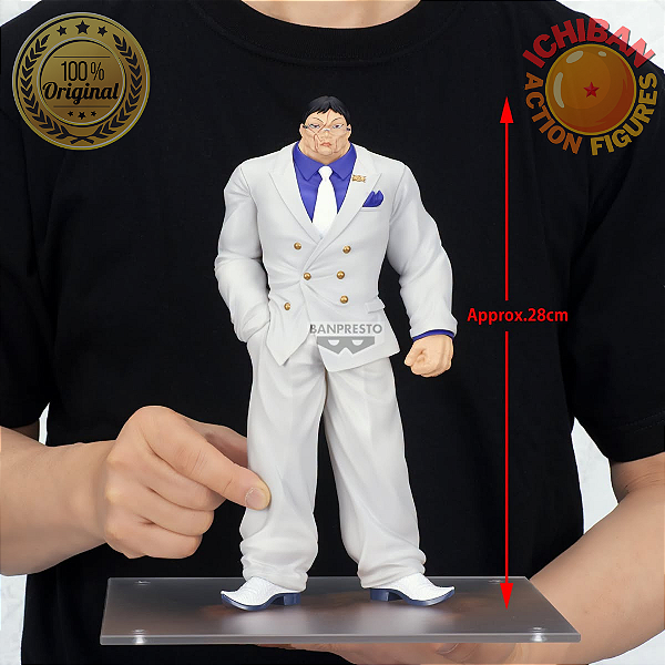 [PRÉ-VENDA DEZEMBRO/26 - 50%] KAORU HANAYAMA BAKI GRANDISTA BANPRESTO 100% ORIGINAL LACRADO