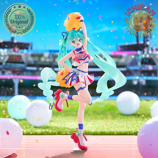 [PRÉ-VENDA DEZEMBRO/26 - 50%] HATSUNE MIKU CHEERLEADER FURYU 100% ORIGINAL LACRADO