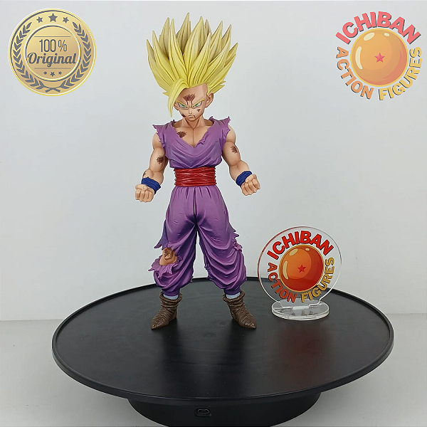 GOHAN KID SSJ2 MASTER STAR PIECE FAIXA VERMELHA BANPRESTO 100% ORIGINAL SEM CAIXA SEM BASE