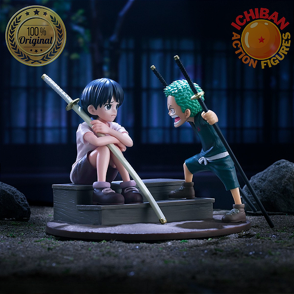 ZORO KID E KUINA ONE PIECE REVIBLE MOMENT ICHIBAN KUJI BANDAI 100% ORIGINAL