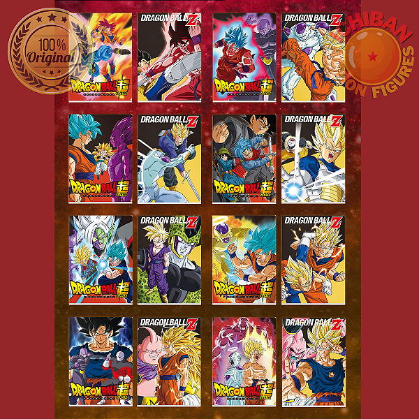 PÔSTER A4 ALEÁTORIO DRAGON BALL SUPER ICHIBAN KUJI LETRA I BANDAI 100% ORIGINAL