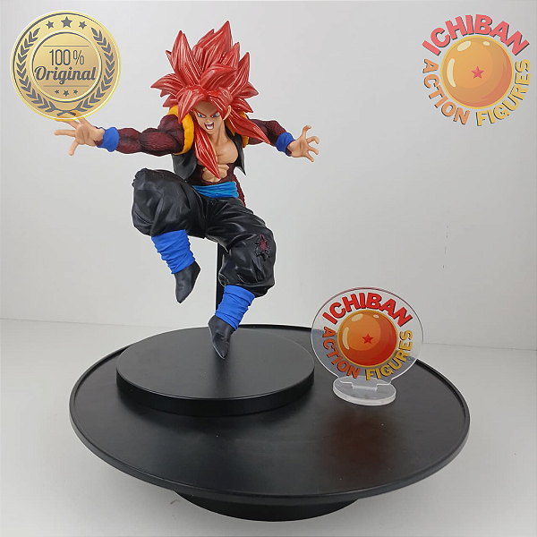 GOGETA XENO SSJ4 DRAGON BALL HEROES BANPRESTO 100% ORIGINAL SEM CAIXA