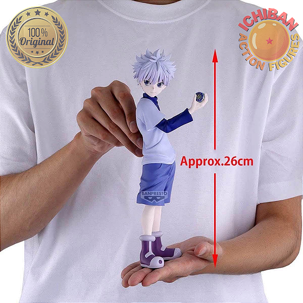 [PRÉ-VENDA FEVEREIRO/27 - 50%] KILLUA ZOLDYCK HUNTER X HUNTER GRANDISTA V2 BANPRESTO 100% ORIGINAL