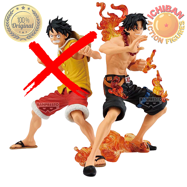 [PRÉ-VENDA FEVEREIRO/27 - 50%] PORTGAS D. ACE ONE PIECE MAXIMATIC PLUS BANPRESTO 100% ORIGINAL