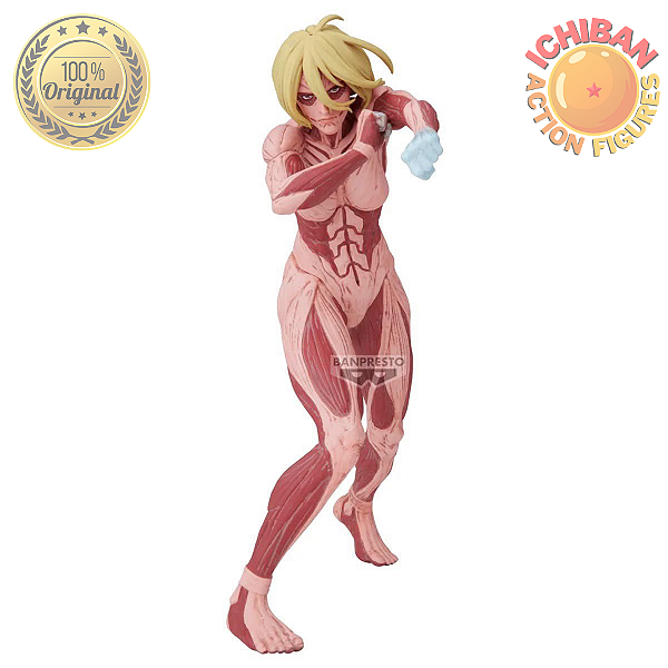 [PRÉ-VENDA JANEIRO/27 - 50%] ANNIE LEONHART TITAN FÊMEA TITAN ATACK ON TITAN MAXIMATIC BANPRESTO 100% ORIGINAL