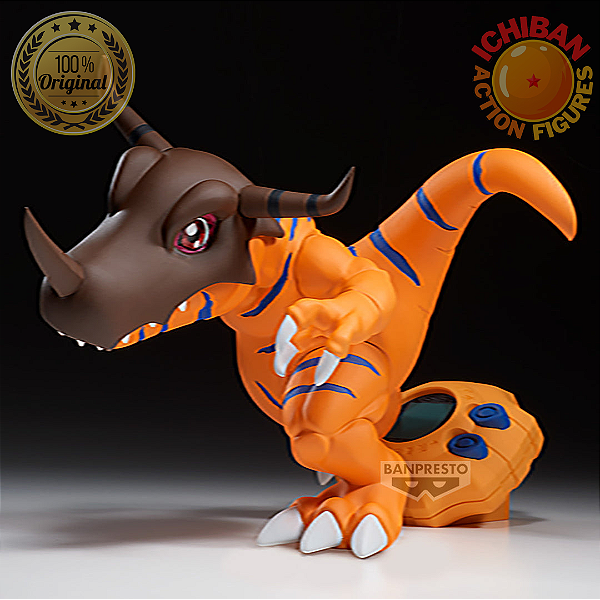 [PRÉ-VENDA MARÇO/27 - 50%] GREYMON COM BASE DE DIGIVICE DIGIMON BANPRESTO 100% ORIGINAL