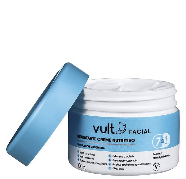 Creme Hidratante Facial Vult Care Nutritivo 100g