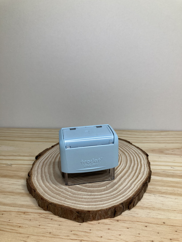 Carimbo Automático Azul Claro Nikkon 302