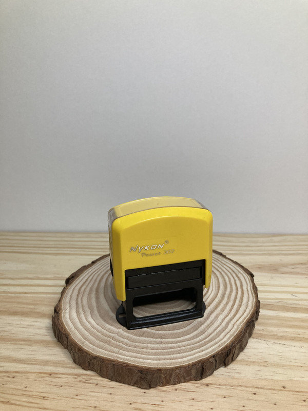 Carimbo Automático Amarelo Escuro Nikkon 302