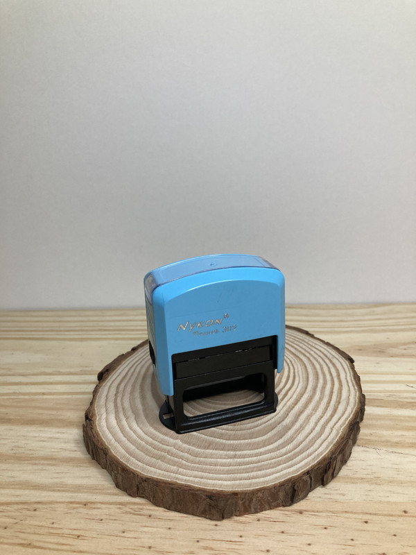 Carimbo Automático Azul Nikkon 302