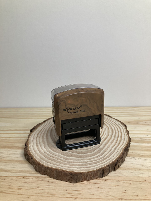 Carimbo Automático Marrom Nikkon 302