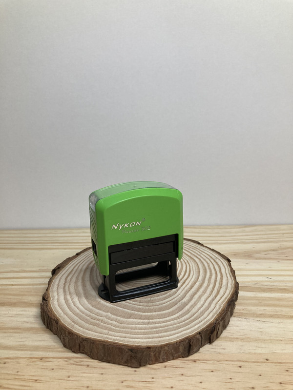 Carimbo Automático Verde Nikkon 302
