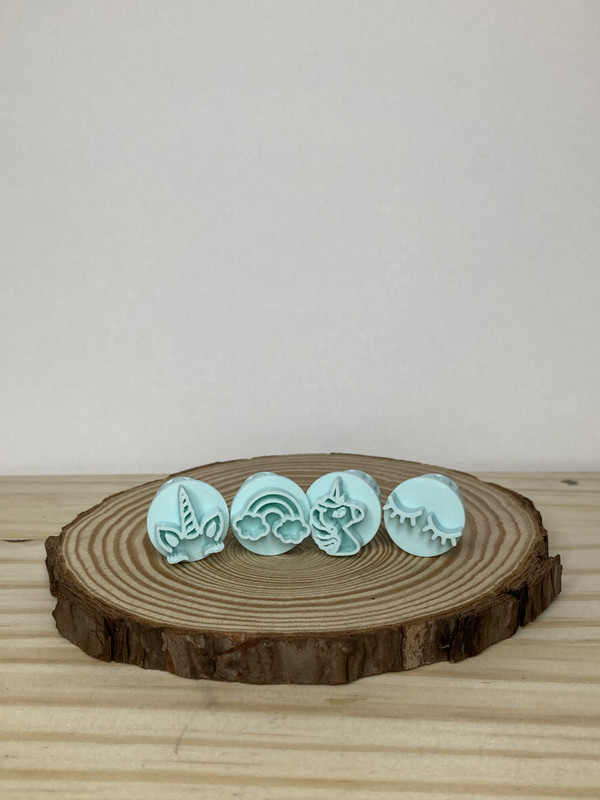 Carimbo para Doce - Unicórnio, Arco-íris