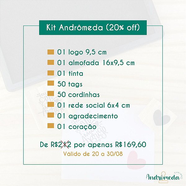 Kit Andromeda (Carimbo)