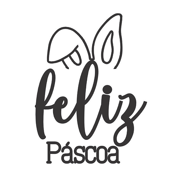 CARIMBO FELIZ PASCOA ORELHA