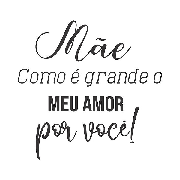 COMO É GRANDE MEU AMOR POR VOCÊ