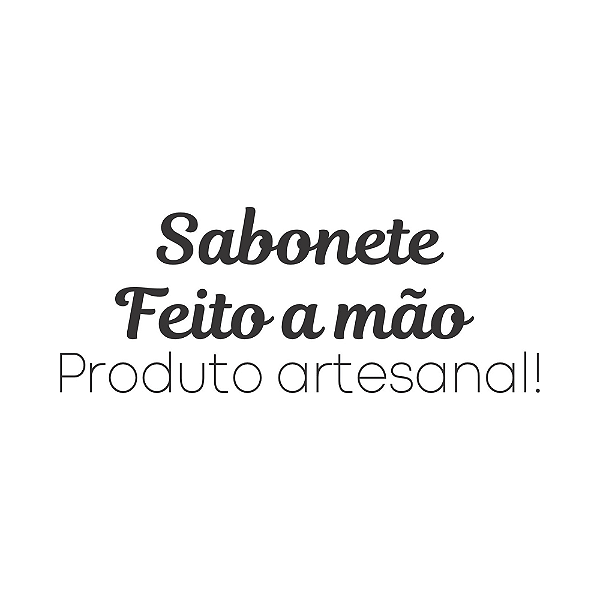 SABONETE ARTESANAL