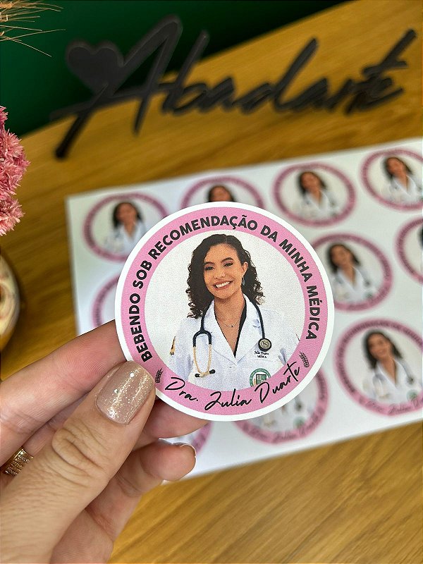 KIT 50 UND - ADESIVOS DE VINIL PERSONALIZADOS