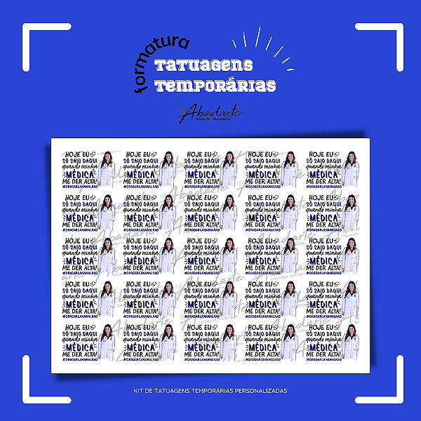 TATTOO  MEDICINA (25 UNIDADES)