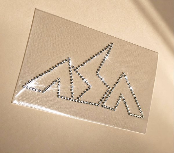 Asa de águia em Strass Termocolante