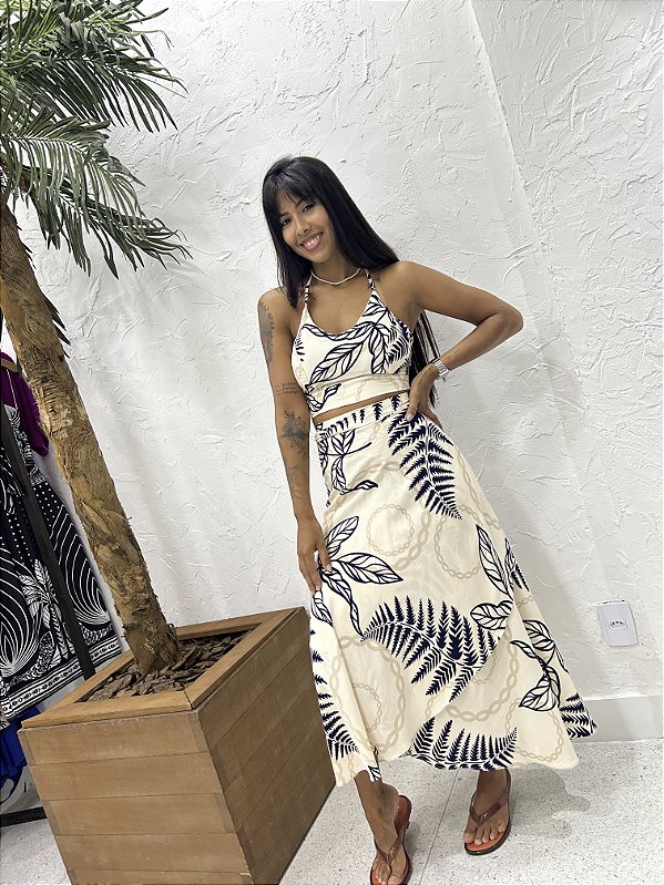 CONJUNTO PAREÔ TAMANHO ÚNICO (VESTE P ao G)