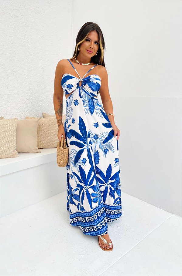 VESTIDO LONGO ALÇA V