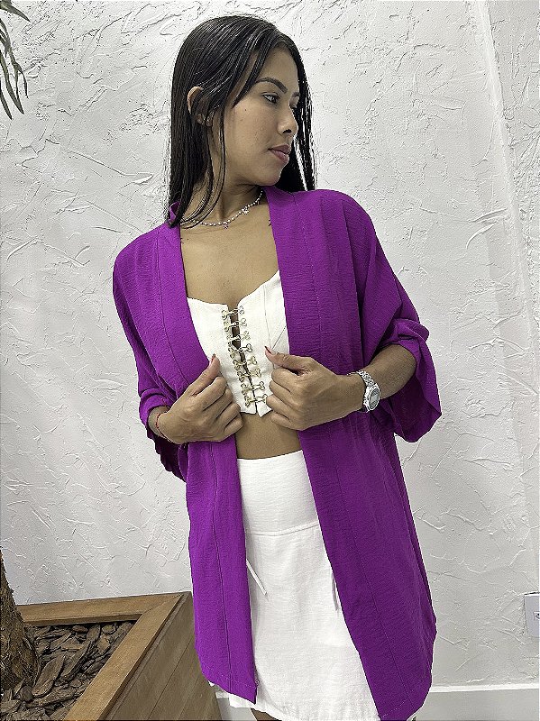 KIMONO BÁSICO TAMANHO ÚNICO E VESTE DO (P ao G)