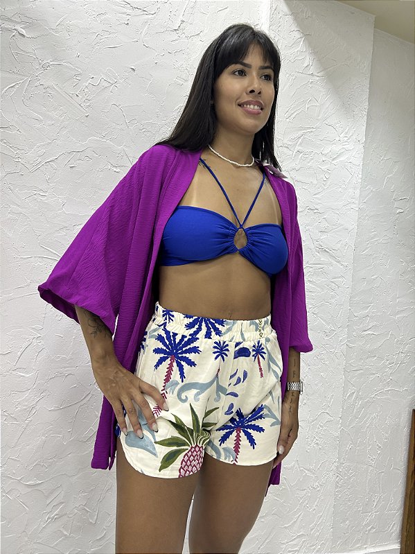 KIMONO BÁSICO TAMANHO ÚNICO E VESTE DO (P ao G)