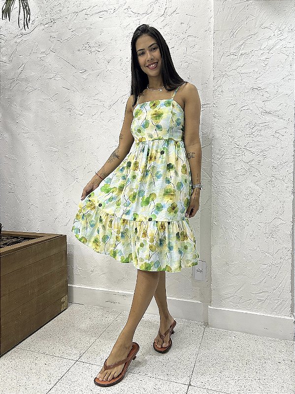 VESTIDO CURTO ALÇA (VESTE DO P ao G)