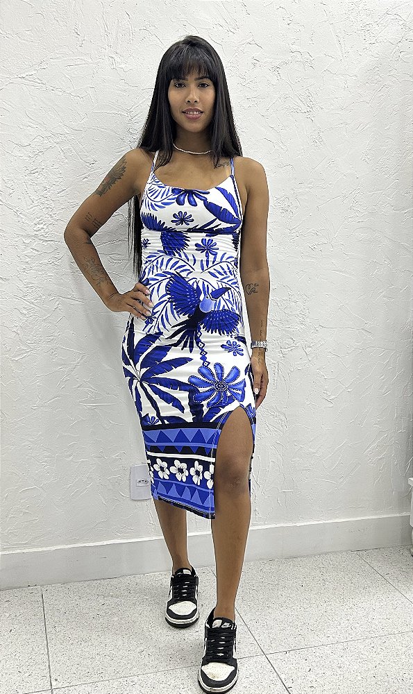 VESTIDO MIDI AMARRAÇÃO COSTAS (VESTE DO P ao G)