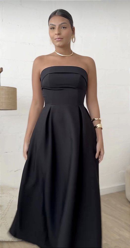 VESTIDO LONGO TQC TAM ÚNICO (VESTE DO P ao G)