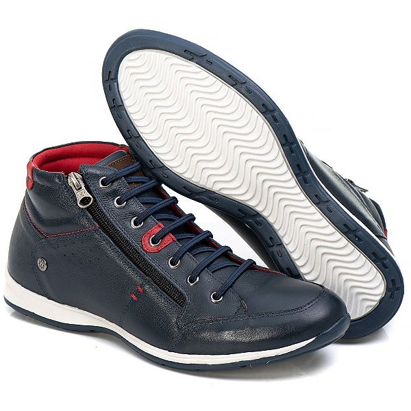 Sapatênis Com Zíper Cano Alto Ranster 1005