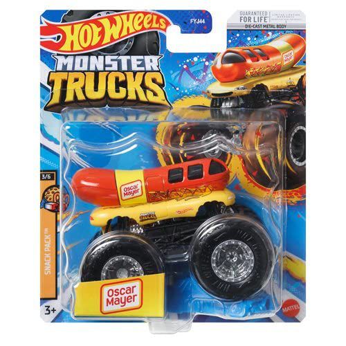 Hot Wheels Monster TRUCKS 2023 Oscar Mayer HNW16 1/64