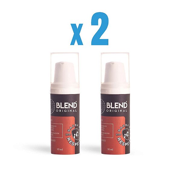 Kit 2 Meses Blend para Crescimento de Barba Original 30ml - Barba De Respeito
