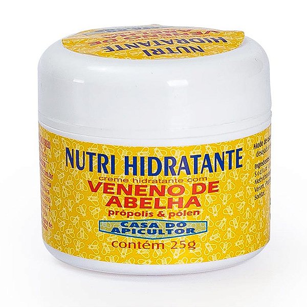 CREME NUTRI HIDRATANTE DE VENENO DE ABELHA 25g - apitoxina