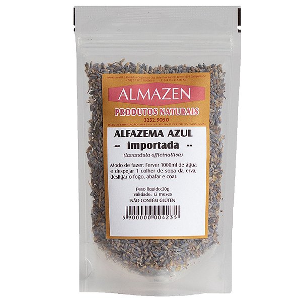 CHÁ DE ALFAZEMA AZUL IMPORTADA 20g