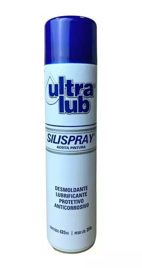 Desmoldante Spray Para Resina Epóxi UltraLub Silispray 420ml / 250g