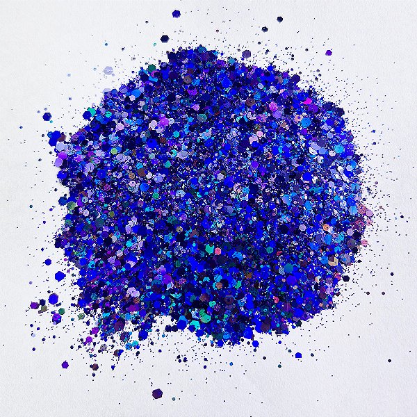 Glitter Holográfico - Azul Bic Royal 10g