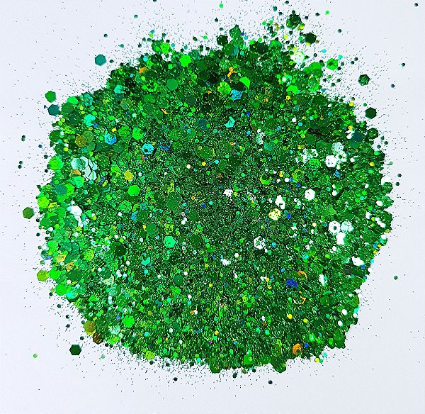 Glitter Holográfico Pacco Arts - Verde 10g