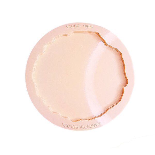 Molde de Silicone Porta Copo Geodo