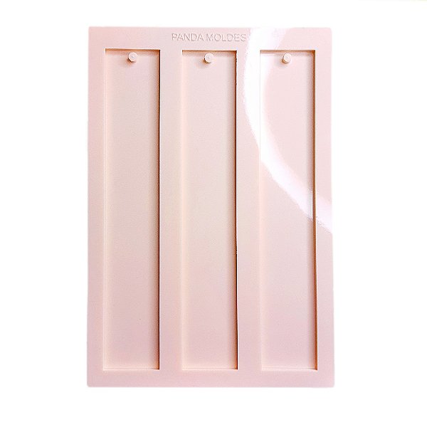 BAZAR - Molde De Silicone Para Resina Marca Pagina Triplo com 14cm
