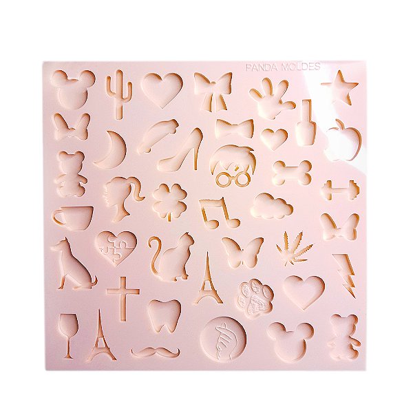 BAZAR - Molde de Silicone para resina charms, fillers ou mini pingentes