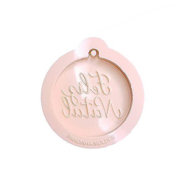 BAZAR - Molde de Silicone Natal Chaveiro Bola