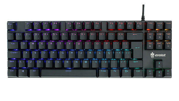 TECLADO GAMER MECANICO PROGRAMAVEL EG213 SHODAN V2 - EVOLUT