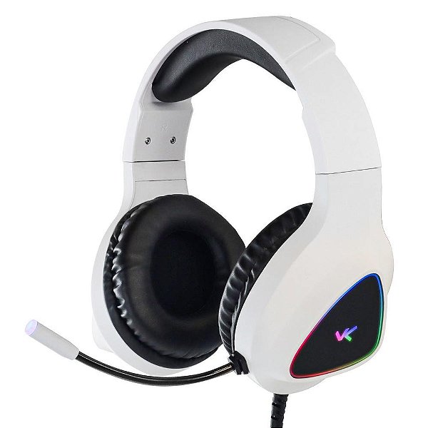 FONE HEADSET GAMER CHROMA USB 7.1 RGB BRANCO - GH802