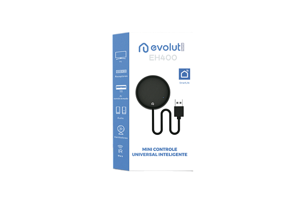 MINI CONTROLE UNIVERSAL INTELIGENTE EH-400 SMART HOME EVOLUT